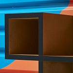 Дизайнерская скамейка  Canton  Beech and Black Bench варинант исполнения - 8 | Loft Concept в Тюмени