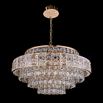 Люстра хрустальная в неоклассическом стиле на золотистом каркасе Majesty варинант исполнения - 8 | Loft Concept в Тюмени