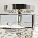 Потолочный светильник шестигранной формы с прозрачными стеклянным плафоном Elstead Lighting варинант исполнения - 6 | Loft Concept в Тюмени