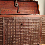 Большой Этнический сундук с металлическим декором  варинант исполнения - 1 | Loft Concept в Тюмени