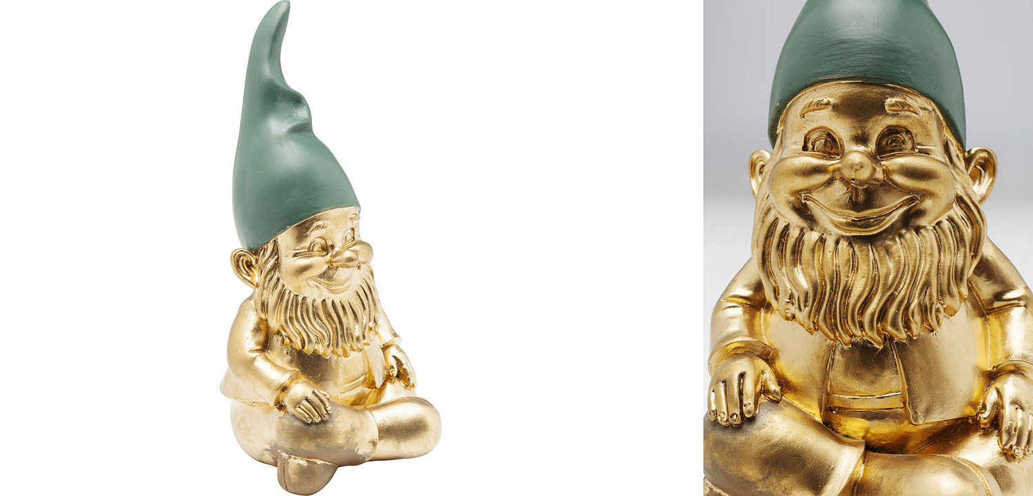 Статуэтка Golden Sitting Gnome Статуэтка Golden Sitting Gnome - Loft-Concept в Тюмени