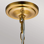 Подвесной светильник латунного цвета с прозрачным стеклянным плафоном Feiss варинант исполнения - 3 | Loft Concept в Тюмени