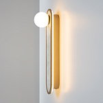 Бра перламутровый с плафоном Lunaris 45 см варинант исполнения - 6 | Loft Concept в Тюмени