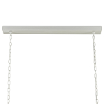 Люстра белая прямоугольная с абажурами в виде цветков тюльпана White Tulips варинант исполнения - 6 | Loft Concept в Тюмени