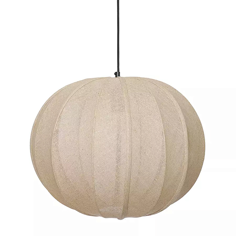 Подвесной светильник с бежевым тканевым абажуром Modern Textured Table Lamp Бежевый Подвесной светильник с бежевым тканевым абажуром Modern Textured Table Lamp Бежевый в Тюмени | Loft Concept