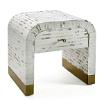 Тумбочка прикроватная Amo Bone Inlay Bedside Almond варинант исполнения - 4 | Loft Concept в Тюмени