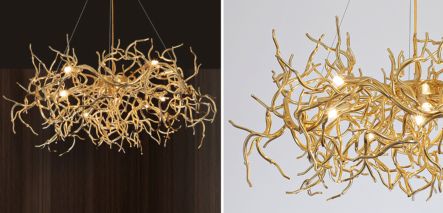 Люстра Felicite Gold Branches Chandelier Люстра Felicite Gold Branches Chandelier - Loft-Concept в Тюмени