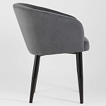 Мягкое кресло на металлических ножках Shaggy Dark Grey варинант исполнения - 2 | Loft Concept в Тюмени