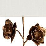 Бра с  каркасом в виде цветков розы и тканевым абажуром Flowers and Fox Roses варинант исполнения - 2 | Loft Concept в Тюмени