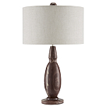 Настольная лампа из мрамора с тканевым абажуром Seductress варинант исполнения - 3 | Loft Concept в Тюмени