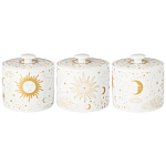 Чайный сервиз из фарфора с рисунком звезд и созвездий на 6 персон 14 предметов Porcelain Astronomy Collection варинант исполнения - 2 | Loft Concept в Тюмени