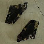 Подставка под благовония из эпоксидной смолы с цветами черная Epoxy Resin Flowers Incense Stand Black варинант исполнения - 2 | Loft Concept в Тюмени