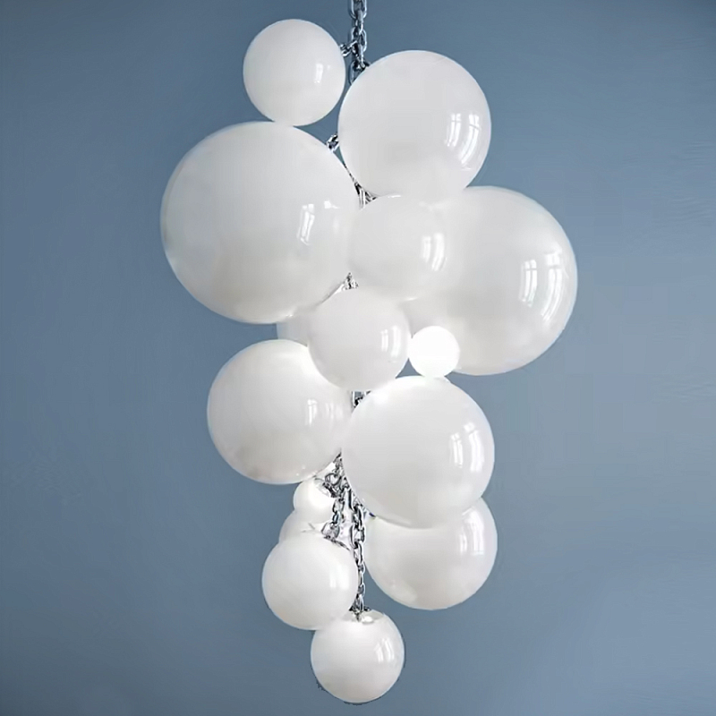 Люстра Grape Balls Белое стекло Белый Люстра Grape Balls Белое стекло Белый в Тюмени | Loft Concept