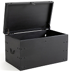 Деревянный сундук из массива манго Mango Chest Black варинант исполнения - 2 | Loft Concept в Тюмени