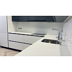 Угловой кухонный гарнитур Жемчужный белый Серый Clarke Kitchen Set White Grey варинант исполнения - 8 | Loft Concept в Тюмени