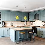 Подвесной светильник со стеклянном плафоном в форме бокала Kaleido варинант исполнения - 33 | Loft Concept в Тюмени