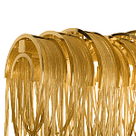 Люстра подвесная с металлическими цепочками и изогнутыми металлическими дугами 72 см Atlantis Chain варинант исполнения - 20 | Loft Concept в Тюмени