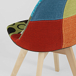 Стул с обивкой в стиле пэчворк Arvika варинант исполнения - 6 | Loft Concept в Тюмени