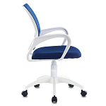 Офисное кресло с основанием из белого пластика Desk chairs Blue варинант исполнения - 3 | Loft Concept в Тюмени