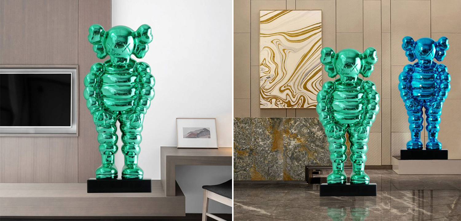 Статуэтка KAWS Bowed Down Green on stand Статуэтка KAWS Bowed Down Green on stand - Loft-Concept в Тюмени