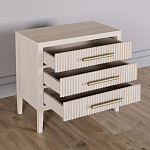 Тумба Primo  с тремя ящиками шпон Светлый дуб варинант исполнения - 4 | Loft Concept в Тюмени