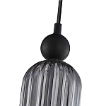 Подвесной светильник с рифленым стеклянным плафоном цилиндрической формы ARTICOLO варинант исполнения - 2 | Loft Concept в Тюмени