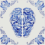 Плитка с узором Мозг варинант исполнения - 2 | Loft Concept в Тюмени