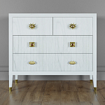 Бельевой Комод с 4 ящиками Elsa Dreams White варинант исполнения - 5 | Loft Concept в Тюмени