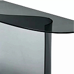 Консоль дымчатого цвета с изогнутым основанием Arabesque варинант исполнения - 1 | Loft Concept в Тюмени