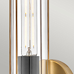 Бра для ванных комнат с прозрачным цилиндрическим плафоном на круглом основании Hinkley варинант исполнения - 4 | Loft Concept в Тюмени