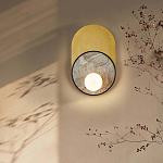 Бра с каменным диском в металлической раме Sandstone Painting варинант исполнения - 5 | Loft Concept в Тюмени