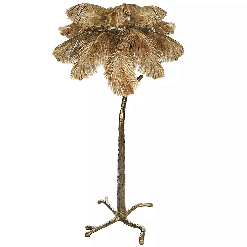 Торшер в виде пальмы Palm Tree Design Золотой Черный Торшер в виде пальмы Palm Tree Design Золотой Черный в Тюмени | Loft Concept