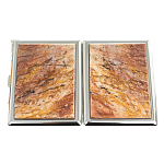 Портсигар на 10 сигарет с газовой зажигалкой из натурального камня Авантюрин Stone Cigarettes Cases варинант исполнения - 4 | Loft Concept в Тюмени