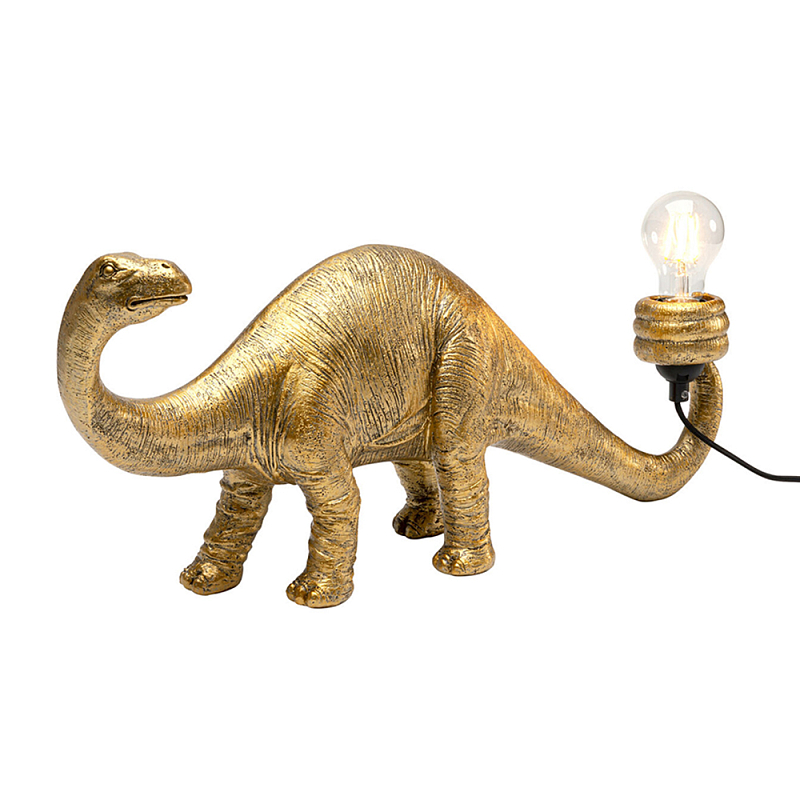 Настольная лампа для детской Золотой Динозавр  Золотой в Тюмени | Loft Concept 