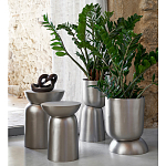 Приставной стол из алюминиевого сплава Meskill Side Table варинант исполнения - 9 | Loft Concept в Тюмени