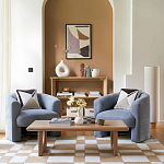 Стол журнальный из массива и шпона дуба Oak Essence Carden варинант исполнения - 6 | Loft Concept в Тюмени