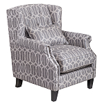 Кресло Henry Armchair grey velour варинант исполнения - 1 | Loft Concept в Тюмени