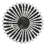 Потолочный светильник круглый с стеклянными бусинами Uniformity варинант исполнения - 1 | Loft Concept в Тюмени