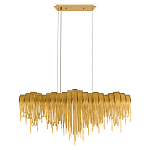 Люстра подвесная с металлическими дугами и длинными цепочками 115 см Atlantis Chain варинант исполнения - 4 | Loft Concept в Тюмени