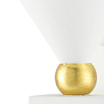 Бра с бело-золотыми плафоном в форме конуса Light Source варинант исполнения - 1 | Loft Concept в Тюмени