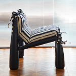 Кресло черно-белое со съемными подушками Celebrity варинант исполнения - 6 | Loft Concept в Тюмени