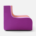 Дизайнерское кресло зеленое Poltronova Sofo Verosa Green Pink Armchair варинант исполнения - 7 | Loft Concept в Тюмени