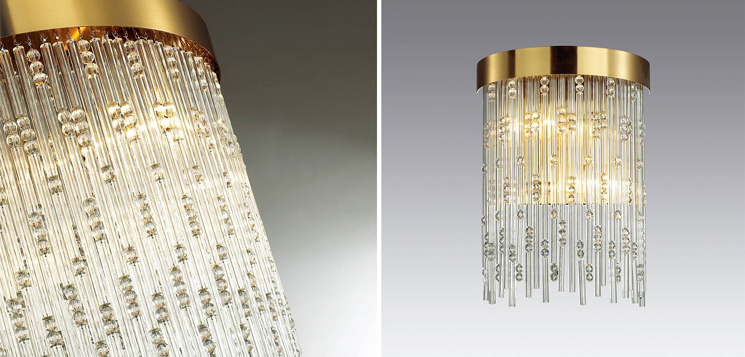 Бра Hailstorm Rain Kerri Wall lamp gold Бра Hailstorm Rain Kerri Wall lamp gold - Loft-Concept в Тюмени