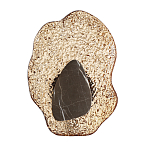 Бра с волнообразным стеклянным плафоном и вставкой из мрамора Liquid Stone варинант исполнения - 6 | Loft Concept в Тюмени