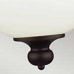 Подвесной светильник с белым стеклянным плафоном в форме шара на цепи Feiss варинант исполнения - 5 | Loft Concept в Тюмени