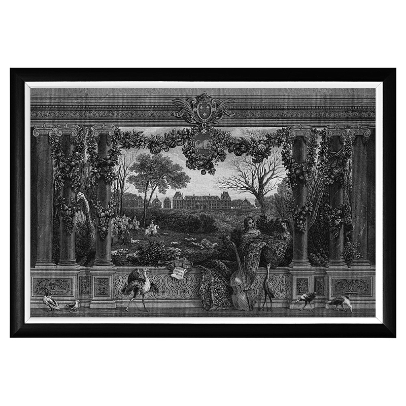 Постер Monceau Palace Poster Черный Белый Постер Monceau Palace Poster Черный Белый в Тюмени | Loft Concept