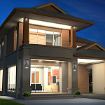 Настенный фонарь уличный прямоугольный черного цвета со стеклом с пузырьками Eurofase варинант исполнения - 6 | Loft Concept в Тюмени