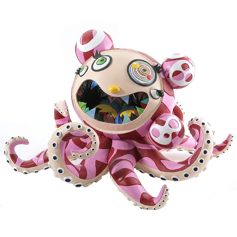Статуэтка в виде осьминога Takashi Murakami Розовый Мульти Статуэтка в виде осьминога Takashi Murakami Розовый Мульти в Тюмени | Loft Concept