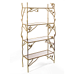 Стеллаж металлический с птичками Primavera варинант исполнения - 2 | Loft Concept в Тюмени