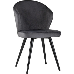 Стул Темно-Серый Бархат Volante Chair